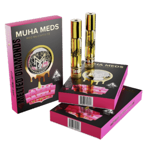 Muha Meds 1000mg Melted Diamonds Cartridges (Mixed Flavors)