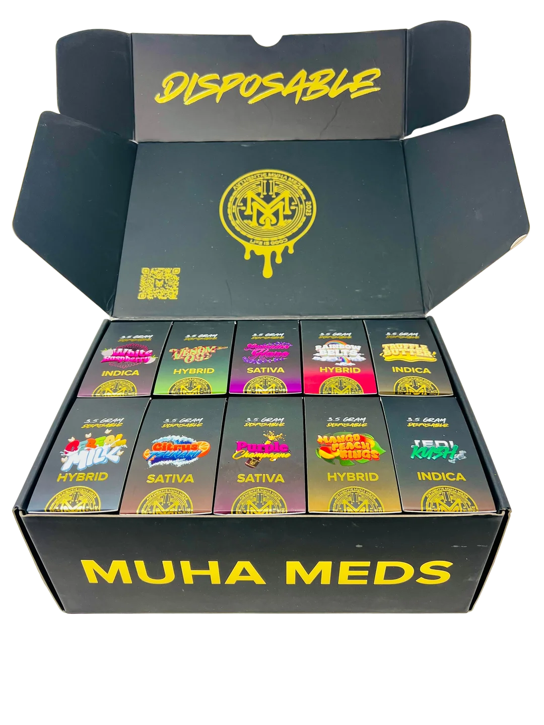 Muha Meds 3.5grams Melted Diamonds Disposable ((Mixed Flavors)
