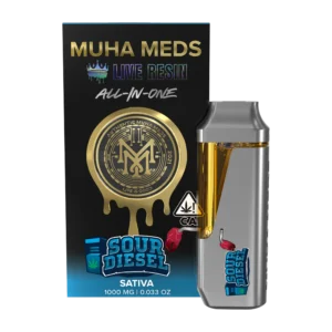 Muha Meds Sour Diesel Live Resin Disposable
