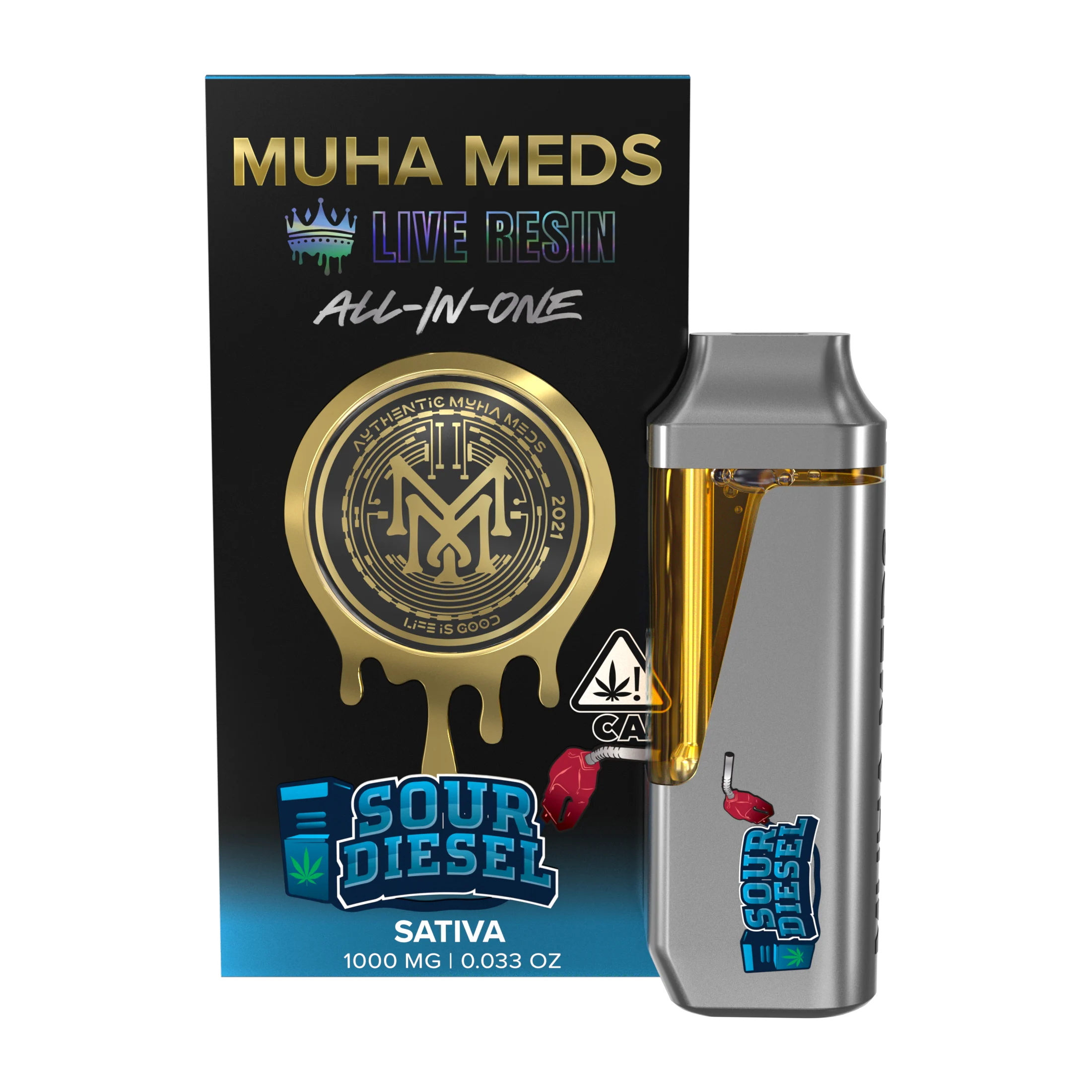 Muha Meds Sour Diesel Live Resin Disposable